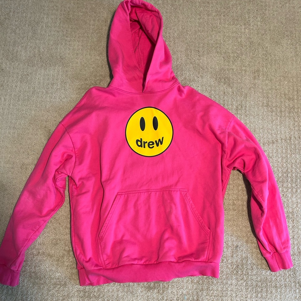 drew house Hot Pink Hoodie